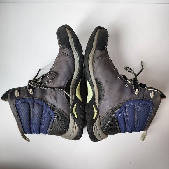 Ahnu Montara Boot Midnight Blue Womens Size 8.5 Hiking Vibram Soles Waterproof - Picture 6 of 11